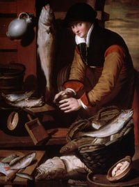 The Dealer Poster Print by Pieter Pietersz, Flemish artwork from Pushkin Museum.