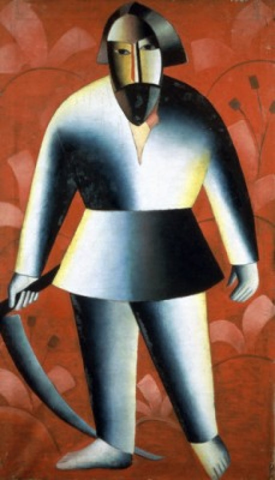 Fine art print of The Mower by Kasimir Malevich, oil on canvas, 1912.