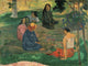 The Talk Art Print by Paul Gauguin - 1891 Oil on Canvas