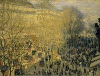 Boulevard des Capucines Oil Painting Poster Print by Claude Monet