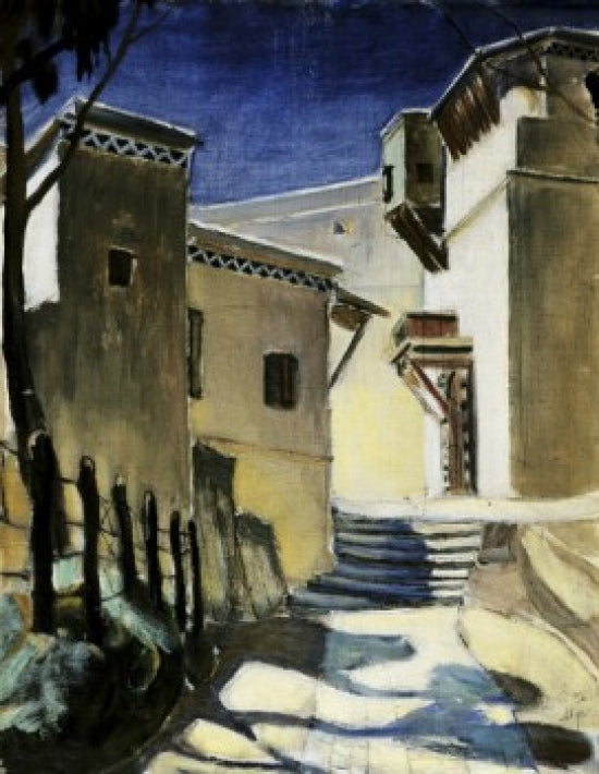 Casbah, Algeria art print by Kuz'ma Petrov-Vodkin, 1907.