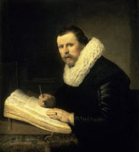 Portrait of a Scholar by Rembrandt Harmensz van Rijn Poster Print
