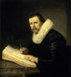 Portrait of a Scholar by Rembrandt Harmensz van Rijn Poster Print