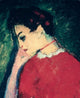 Portrait Of A Woman Oil Painting by Alexej von Jawlensky