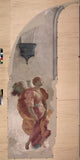 Annunciation detail with Angel fine art poster print by Jacopo Pontormo.