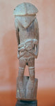 New Guinea Housepost Figure Wood Poster Print showcasing primitive art.