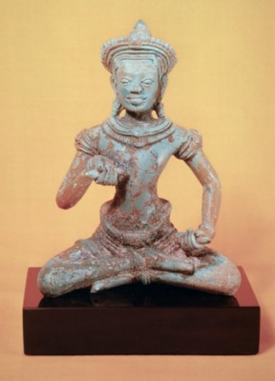 Vajrasattva Poster Print in Style of Angkor Vat, 12th Century Cambodian Art