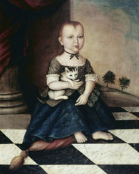Portrait of Helen Willis poster print by Joseph Badger, ca. 1740.