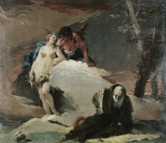 Temptation of Saint Anthony oil sketch poster print by Giovanni Battista Tiepolo