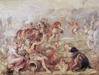 Meeting Of The Two Ferdinands art print by Peter Paul Rubens, 1635