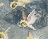 The Lamentation fresco detail by Giotto from Capella Scrovegni, Padua