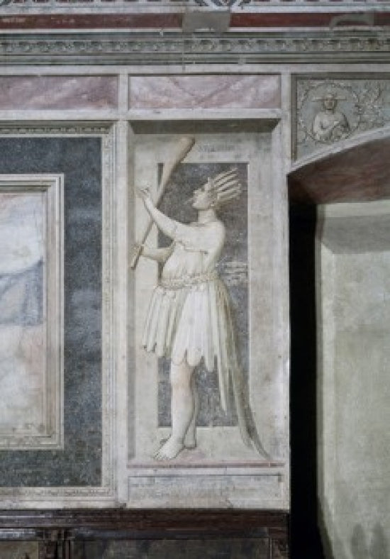 Foolish fresco poster print by Giotto from Capella degli Scrovegni