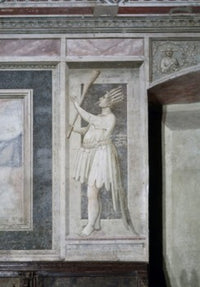 Foolish fresco poster print by Giotto from Capella degli Scrovegni