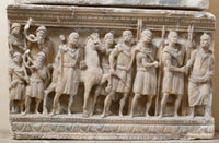 Departure of the Dead Urn Case Etruscan Art Poster Print