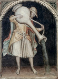 Aquarius Astrology fresco poster print from Palazzo della Ragione, Padua, Italy