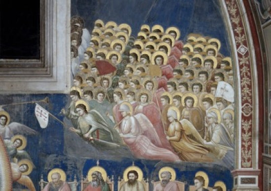 The Last Judgement (Detail) Poster Print by Giotto, 1303-1305, Capella degli Scrovegni, Padua, Italy.
