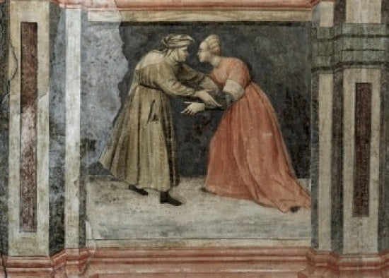 Meeting of a Man and Lady - Scenes of a Private Life Poster Print