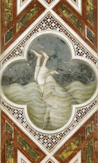 Jonah and the Whale fresco poster print by Giotto di Bondone