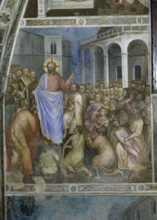 Jesus's Miracles Fresco Poster Print by Giusto di Giovanni Menabuoi