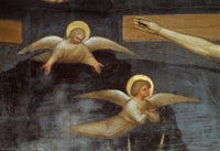 Crucifixion (Detail) fresco by Giusto de' Menabuoi, 14th century Italian art.