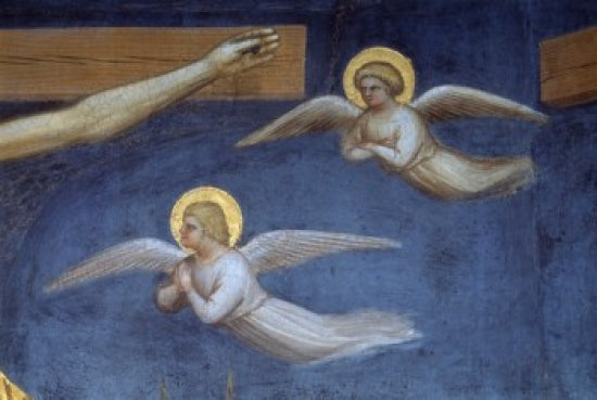 Crucifixion (Detail) fresco by Giusto de' Menabuoi - Poster Print