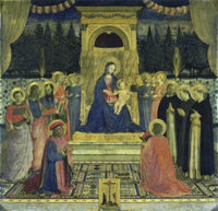 Madonna and Child Fine Art Print by Fra Angelico, Museo di San Marco, Florence.