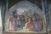 Life of Saint Francis: Renunciation of Worldly Goods Poster Print by Domenico Ghirlandaio
