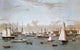 The Yacht Squadron (Newport) Fine Art Print by Currier & Ives