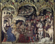 Adoration of the Magi detail fine art print by Gentile da Fabriano.