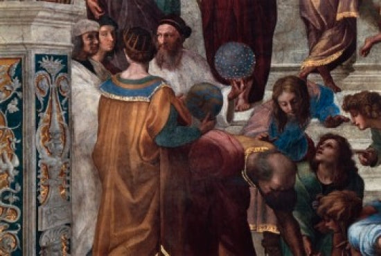 The School of Athens Fresco Detail by Raphael - Poster Print