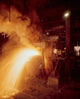 Sparks Emitting from a 40-Ton Electric Furnace Poster Print