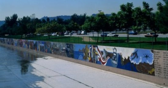 Great Wall of Los Angeles Mural Long View Poster Print by Judith Francisca Baca