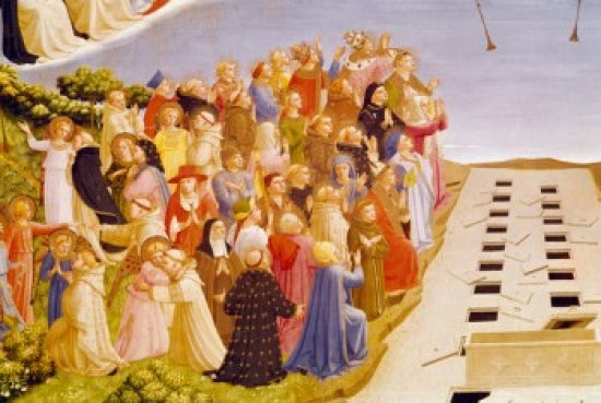 The Last Judgement (Detail) Fresco Art Print by Fra Angelico