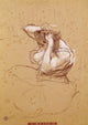 Femme Qui Se Peigne Art Print by Henri de Toulouse-Lautrec, 19th-century French art.