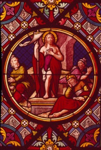 Resurrection Stained Glass Window Poster Print