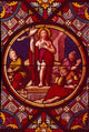 Resurrection Stained Glass Window Poster Print