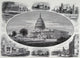 Public Buildings in Washington Etching Poster Print showcasing iconic architecture.