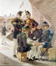 Engineer Foot-Rifles Dragoon Poster Print showcasing military history art.