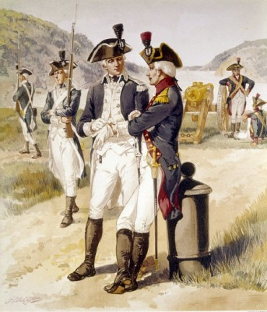 Infantry and Artillery (1783-1796) Poster Print by Henry Alexander Ogden