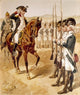 Light Infantry, Mounted Officer is Lafayette poster print by Henry Alexander Ogden, showcasing historical military art.