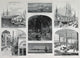Scenes In Baltimore Etching Poster Print - Urban Landscape Art