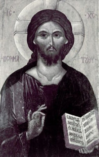 Christ Icons Poster Print showcasing religious art.