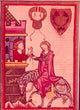 Manness Scroll: Bruno von Homberg & His Lady Illuminated Manuscript Poster Print