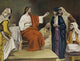 Jesus in the Synagogue Poster Print by Robert Leinweber, spiritual artwork.