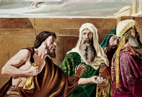The Despair of Judas fine art print by Edward Armitage, showing emotional depth and biblical themes.