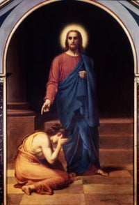 Christ and the Adultress Poster Print by Anton Laurids Johannes Dorph, available in multiple sizes.