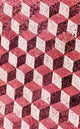 Cube Pattern Mosaic Poster Print - Vibrant Geometric Art