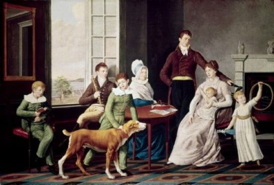 The Woolsey Family poster print by William Von Moll Berczy, available in multiple sizes.