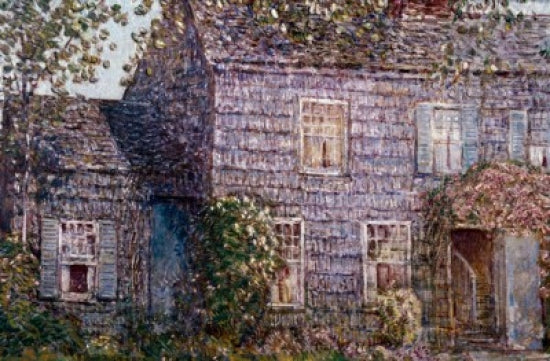 Hutchison House, Easthampton, Long Island 1919 Fine Art Print by Frederick Childe Hassam