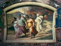 Lot's Wife Turning to Salt Poster Print by Raphael, 18 x 24